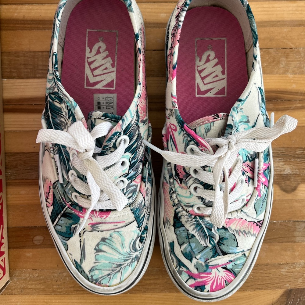 Vans Authentic Tropical Print In Multi-Color/True… - image 1